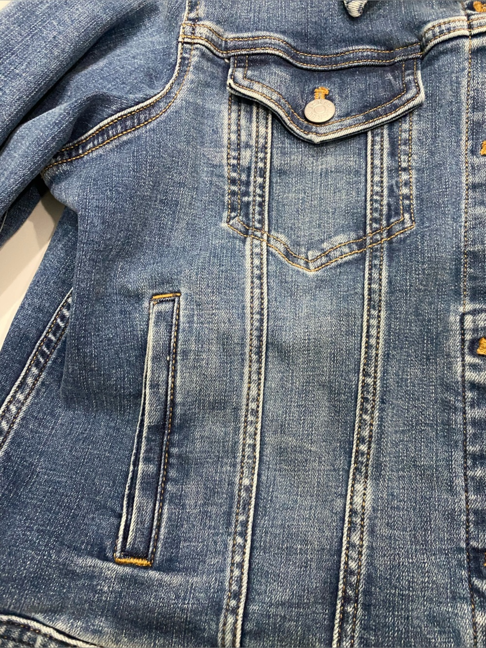 J. Crew Classic Blue Denim Jean Jacket medium blue color - Picture 8 of 8